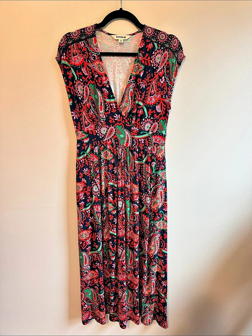 Boden Vanessa Wrap Jersey Maxi Dress, size 6P